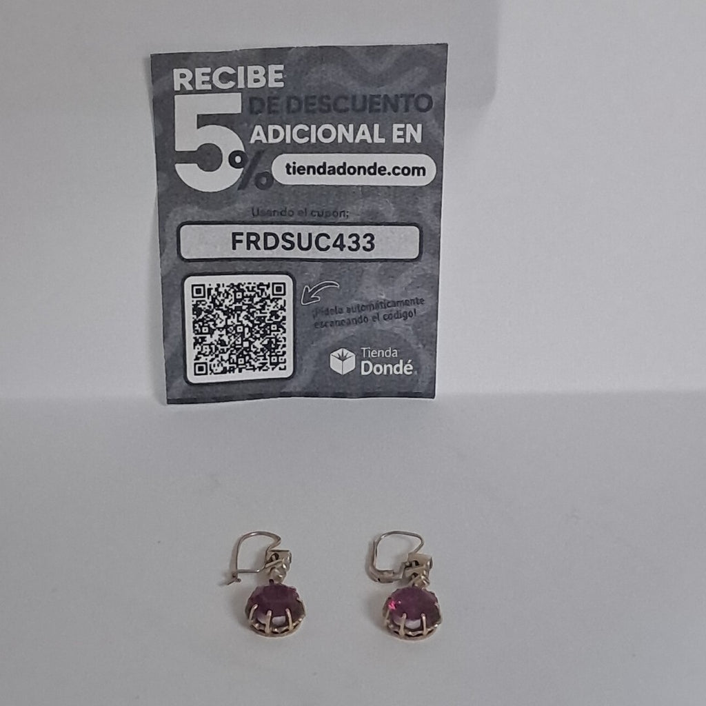 ARETES PAR ORO 10 K 5,10 GRMS (SEMINUEVO)
