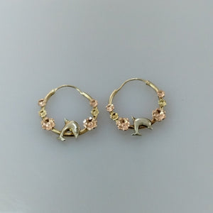 ARRACADAS PAR ORO 14 K 1,30 GRMS (SEMINUEVO)