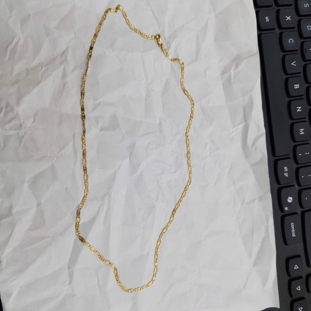CADENA ORO, ORO COMBINADO 14 K 4.5 GRMS (SEMINUEVO)