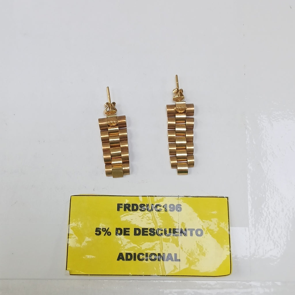 BROQUELES PAR ORO 18 K 11.7 GRMS (SEMINUEVO)