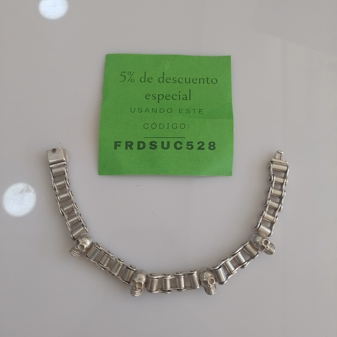 PULSERA PLATA 54.9 GRMS (SEMINUEVO)
