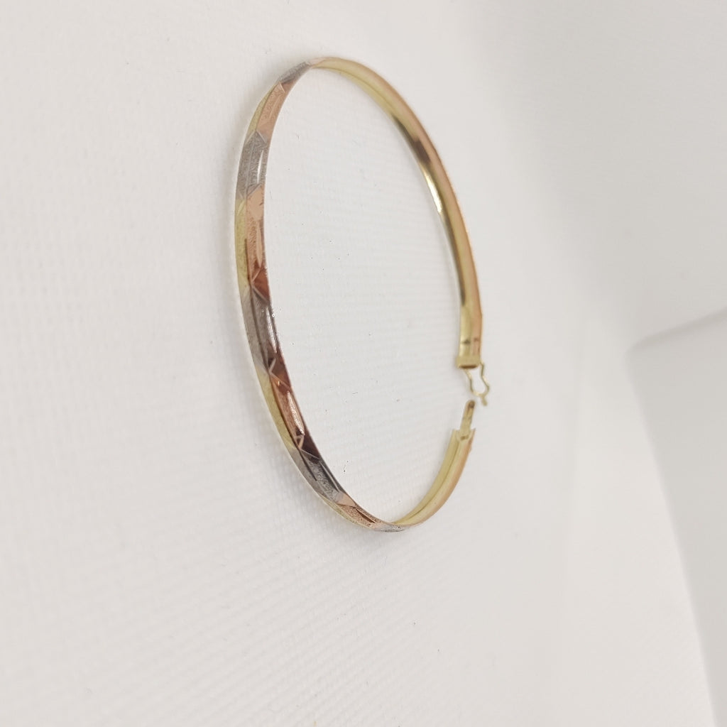 PULSERA RIGIDA ORO 14 K 3.8 GRMS (SEMINUEVO)
