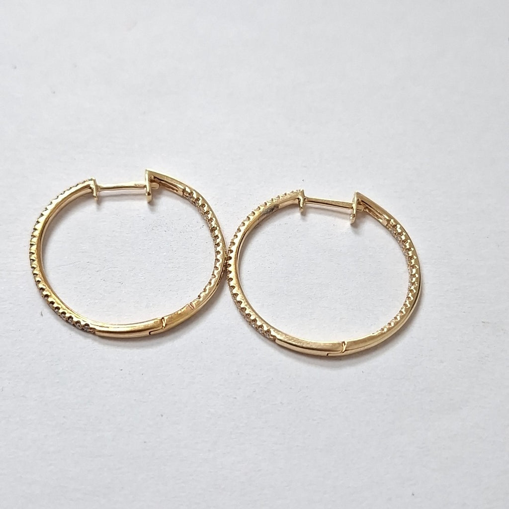 ARETES PAR ORO 14 K 2,50 GRMS (SEMINUEVO)