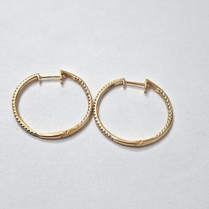ARETES PAR ORO 14 K 2,50 GRMS (SEMINUEVO)