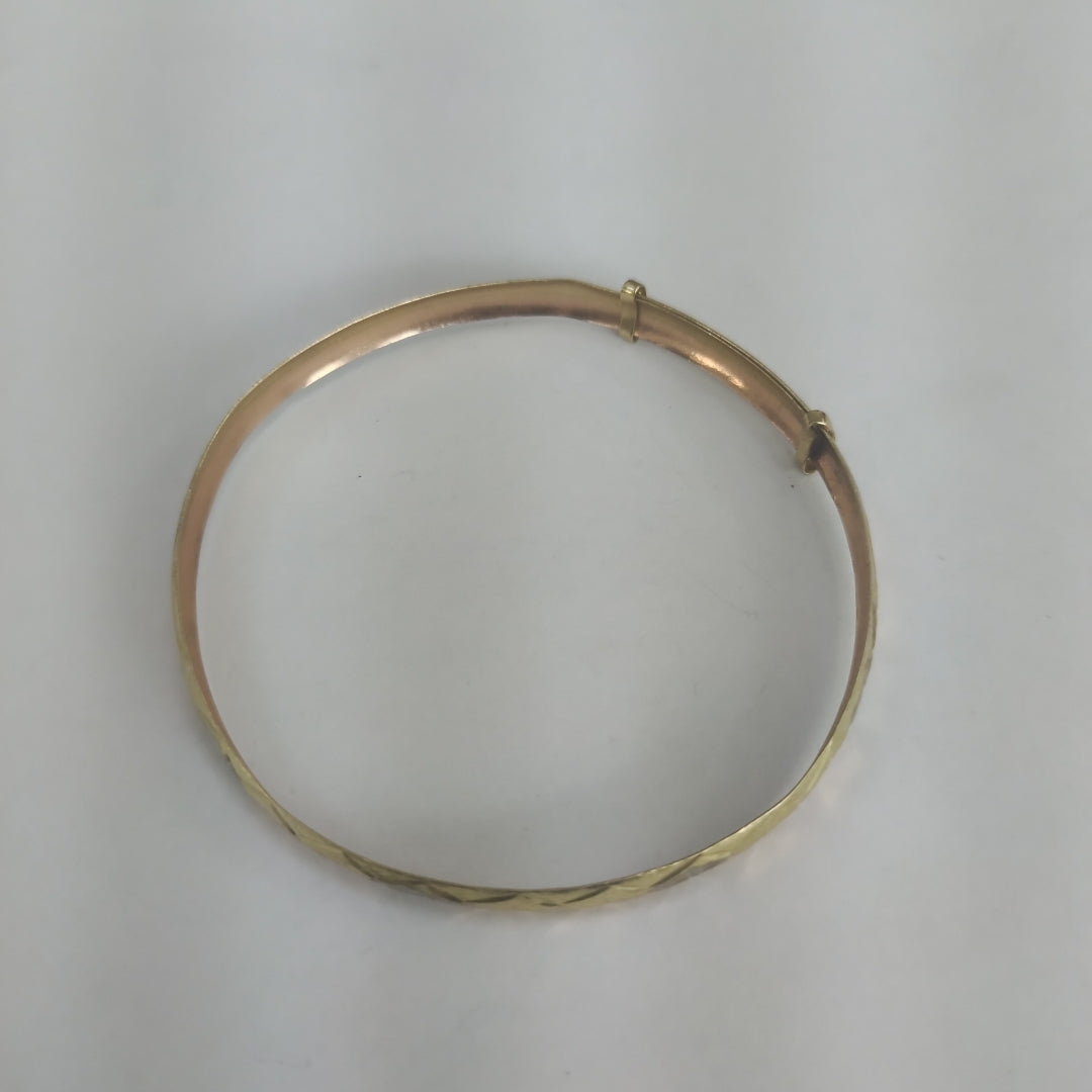 PULSERA RIGIDA ORO 10 K 5 GRMS (SEMINUEVO)