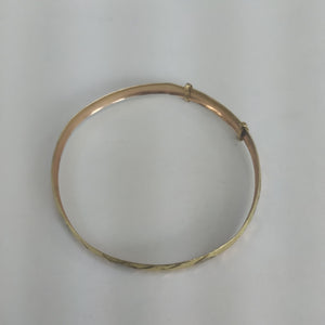 PULSERA RIGIDA ORO 10 K 5 GRMS (SEMINUEVO)