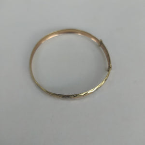 PULSERA RIGIDA ORO 10 K 5 GRMS (SEMINUEVO)