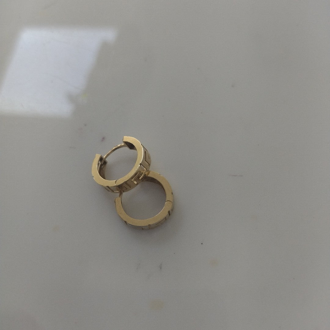 ARRACADAS PAR ORO 14 K 1.9 GRMS (SEMINUEVO)