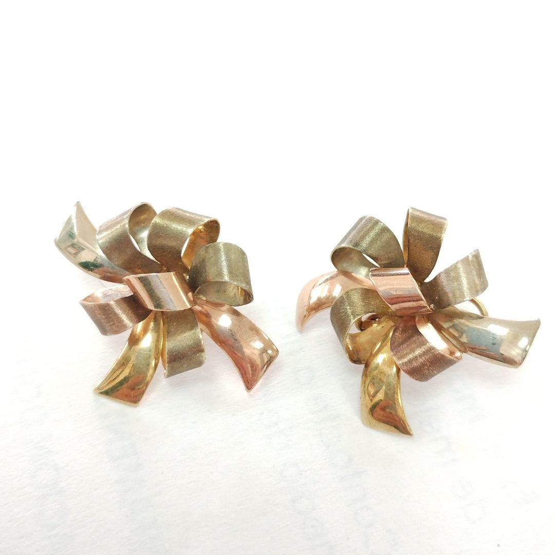 ARETES PAR ORO 10 K 5,20 GRMS (SEMINUEVO)