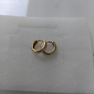 ARRACADAS PAR ORO 14 K 1.7 GRMS (SEMINUEVO)