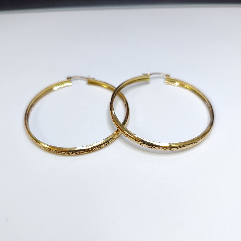 ARRACADAS PAR ORO 14 K 7.8 GRMS (SEMINUEVO)