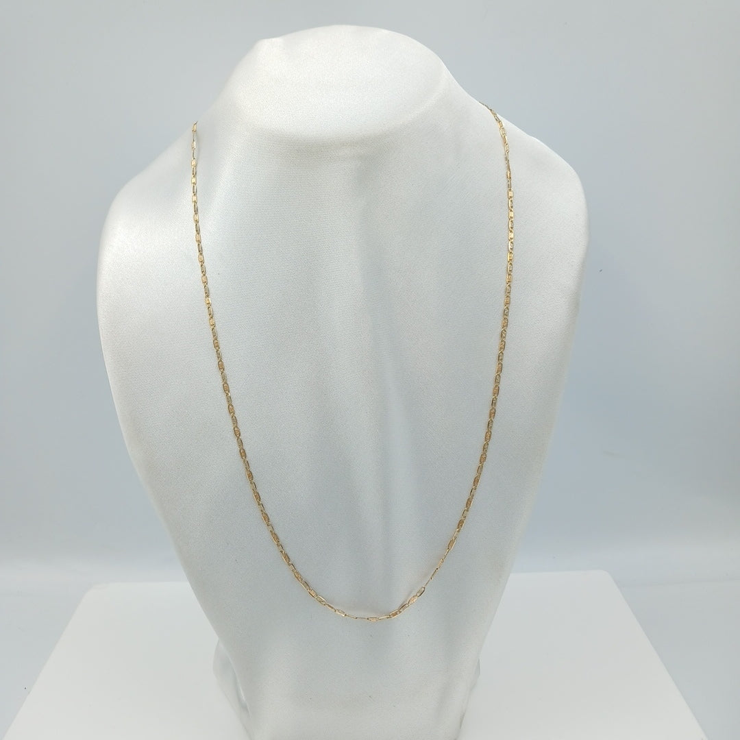 CADENA ORO COMBINADO 14 K 3,30 GRMS (SEMINUEVO)