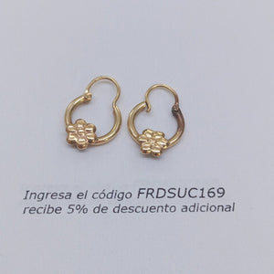 ARRACADAS PAR ORO 10 K 1,10 GRMS (SEMINUEVO)