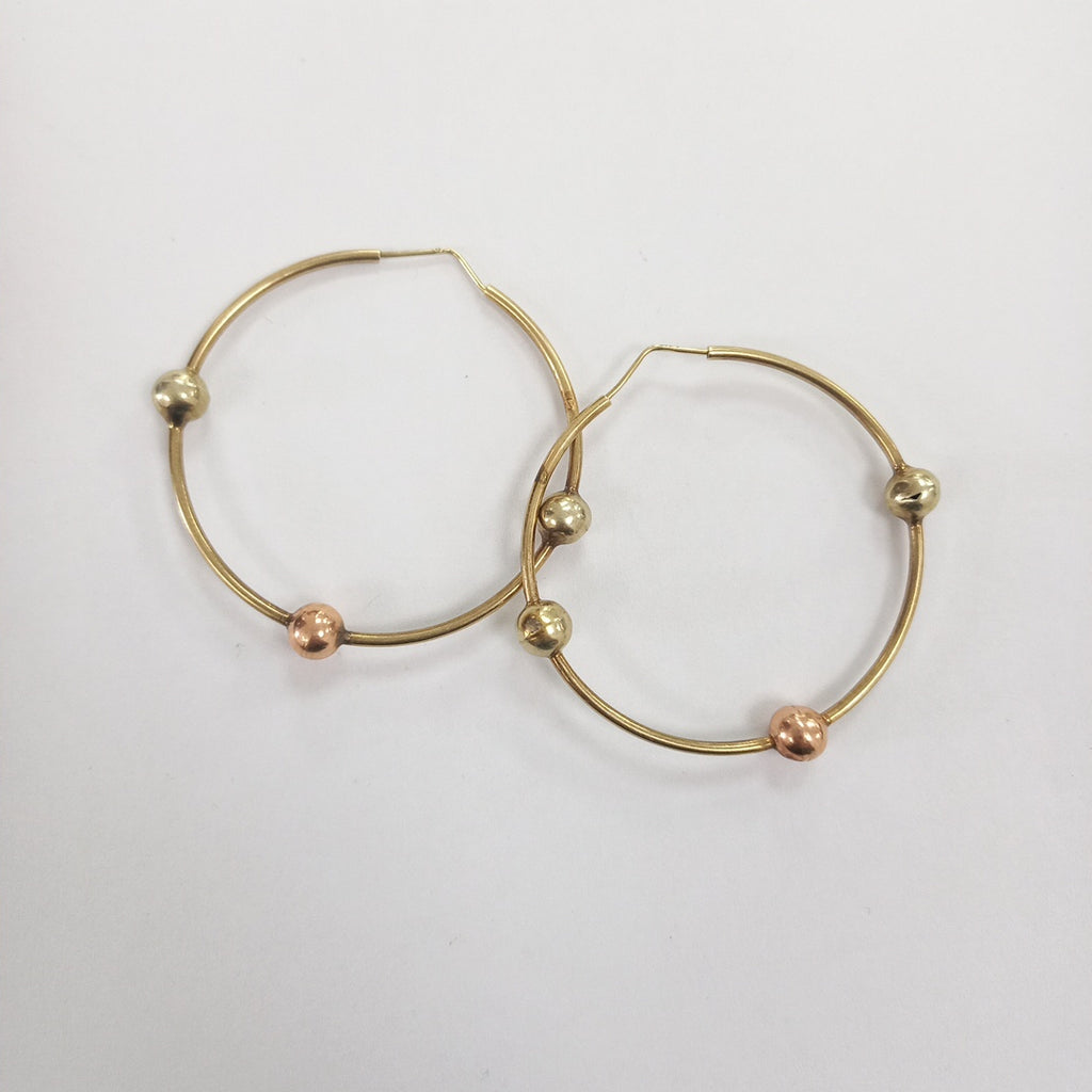 ARRACADAS PAR ORO 10 K 4,30 GRMS (SEMINUEVO)