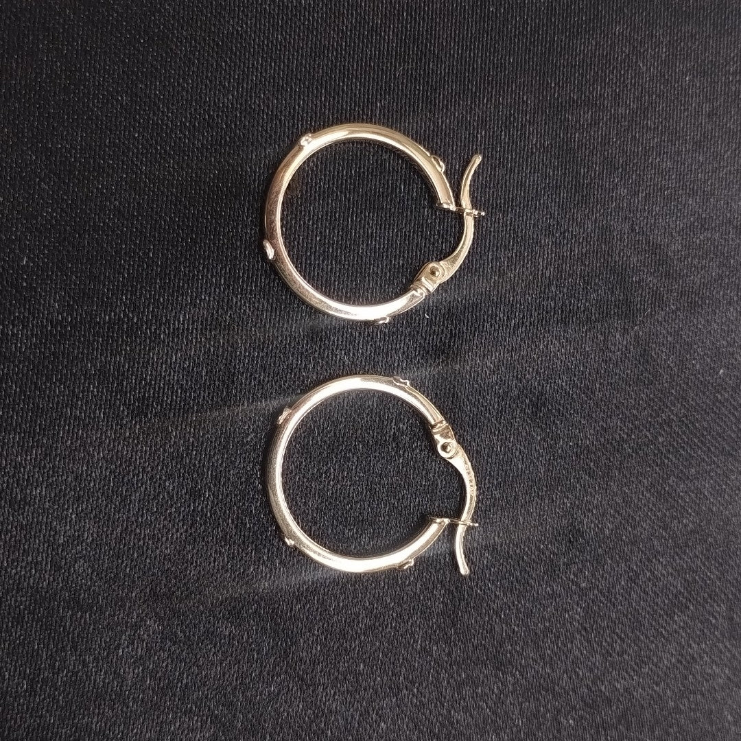 ARETES PAR ORO 8 K 1,30 GRMS (SEMINUEVO)