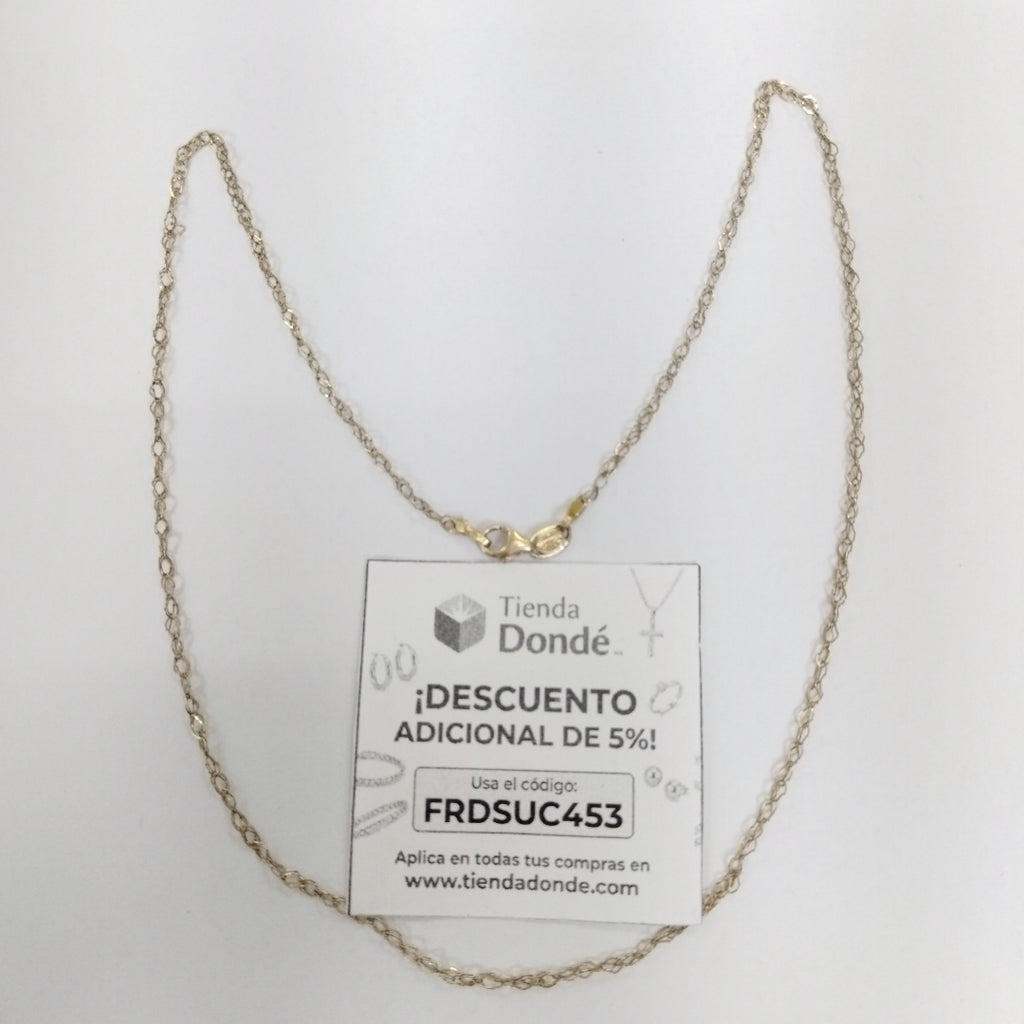 CADENA ORO 14 K 2,10 GRMS (SEMINUEVO)