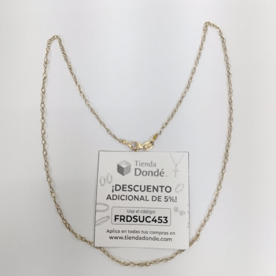 CADENA ORO 14 K 2,10 GRMS (SEMINUEVO)