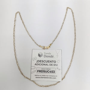CADENA ORO 14 K 2,10 GRMS (SEMINUEVO)