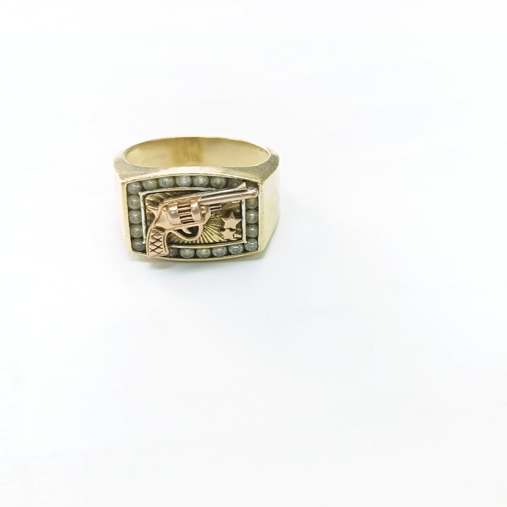 ANILLO ORO 14 K 7.6 GRMS (SEMINUEVO)