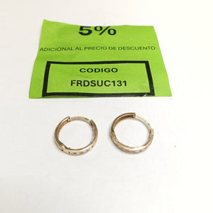 ARRACADAS PAR ORO 10 K 1.6 GRMS (SEMINUEVO)