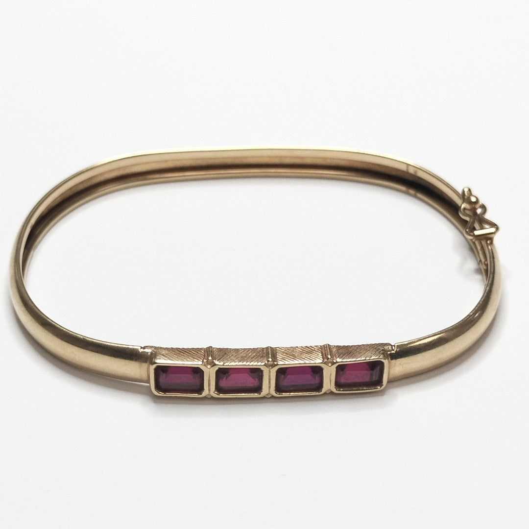 PULSERA RIGIDA ORO 14 K 9,20 GRMS (SEMINUEVO)