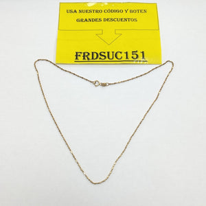 CADENA ORO 10 K 2,00 GRMS (SEMINUEVO)
