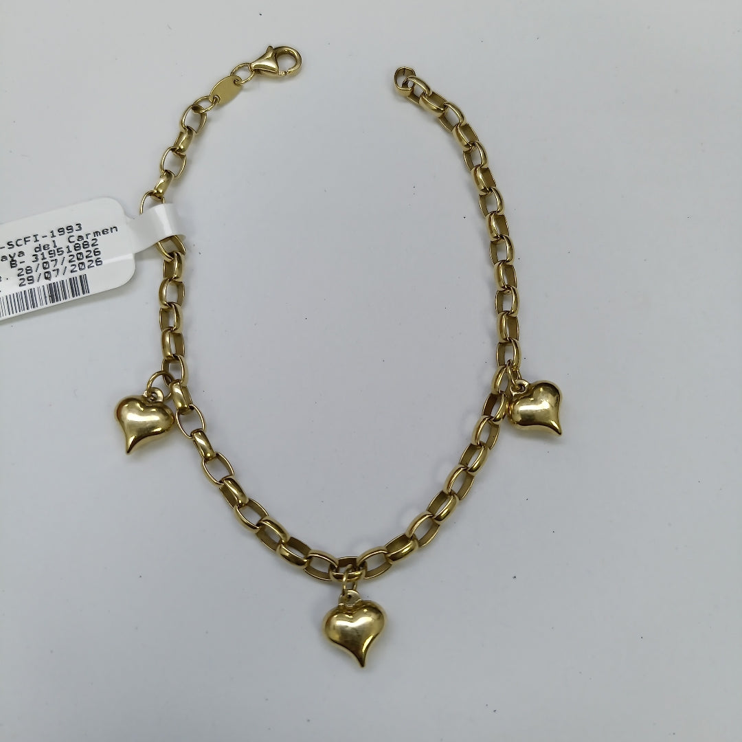 PULSERA ORO 10 K 5.7 GRMS (SEMINUEVO)
