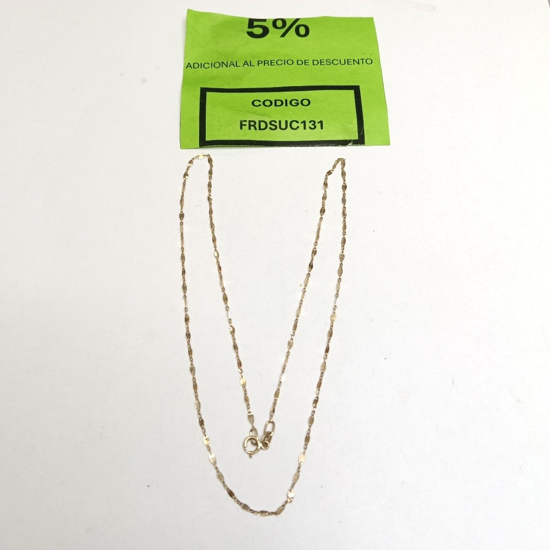 CADENA ORO 10 K 0.8 GRMS (SEMINUEVO)
