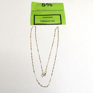 CADENA ORO 10 K 0.8 GRMS (SEMINUEVO)