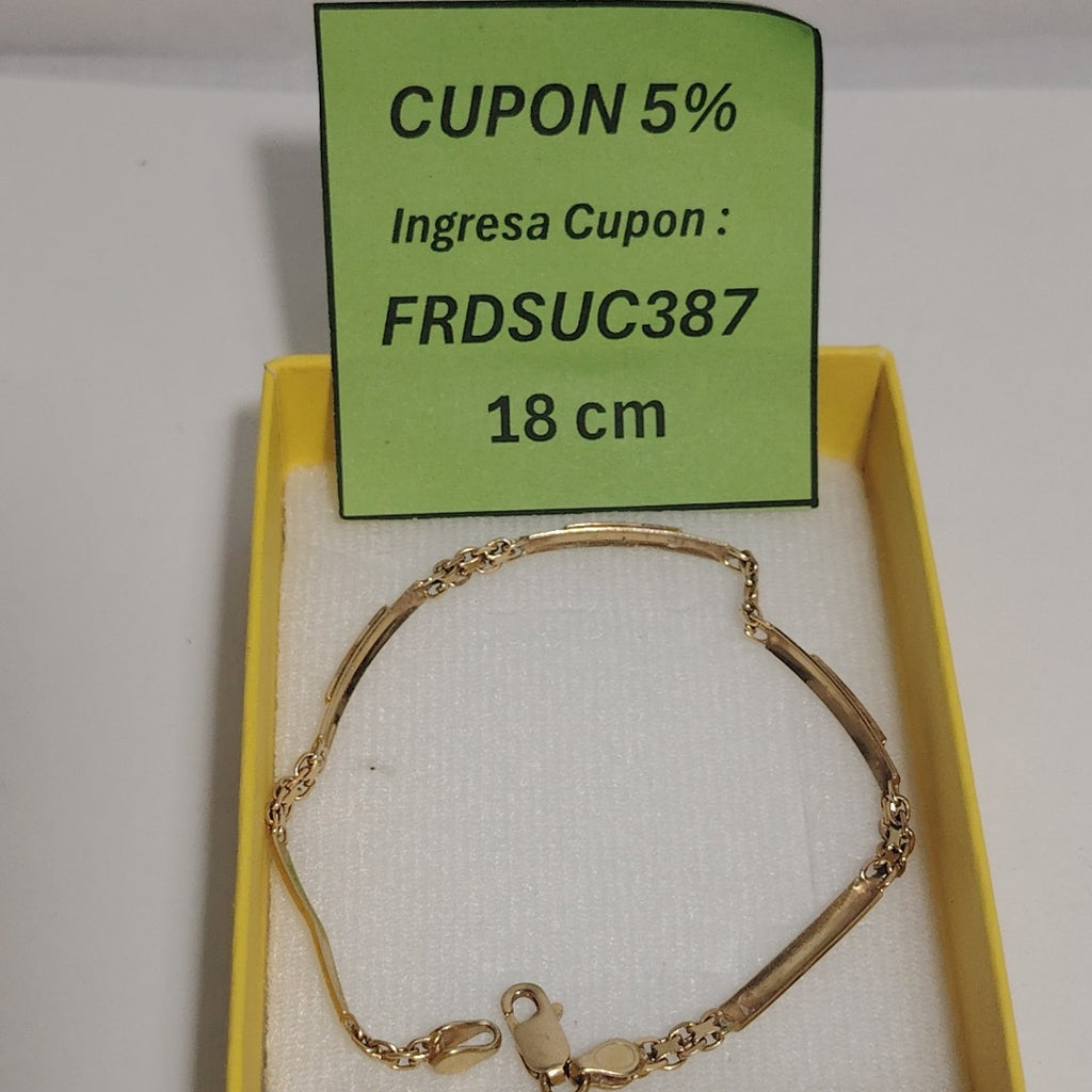 PULSERA ORO 14 K 4.6 GRMS (SEMINUEVO)