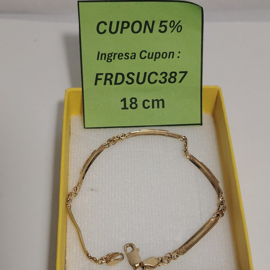 PULSERA ORO 14 K 4.6 GRMS (SEMINUEVO)