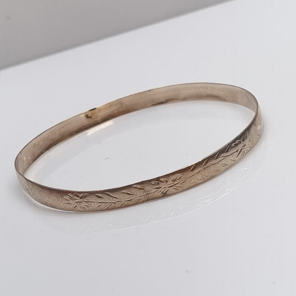 PULSERA RIGIDA ORO 8 K 5.6 GRMS (SEMINUEVO)