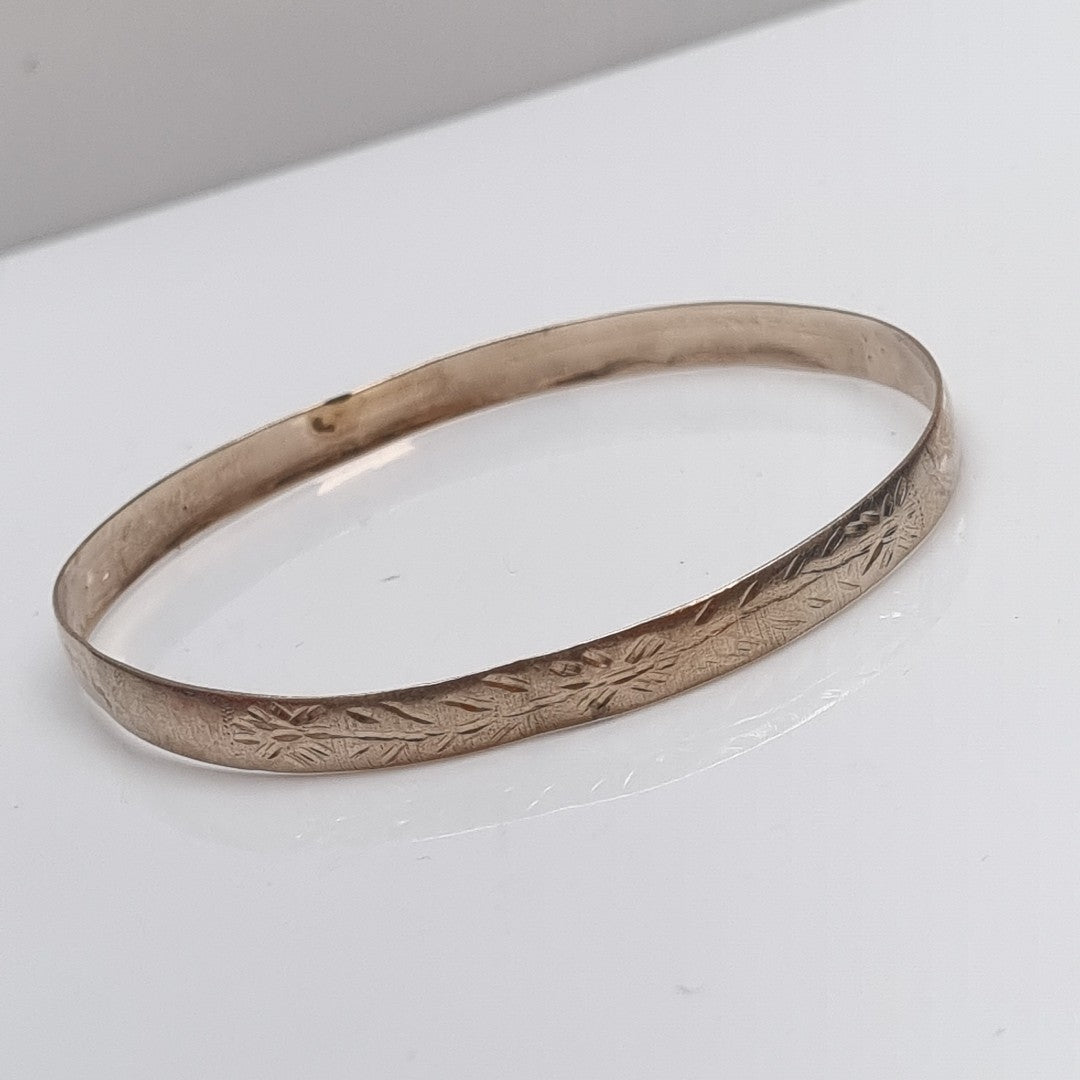 PULSERA RIGIDA ORO 8 K 5.6 GRMS (SEMINUEVO)