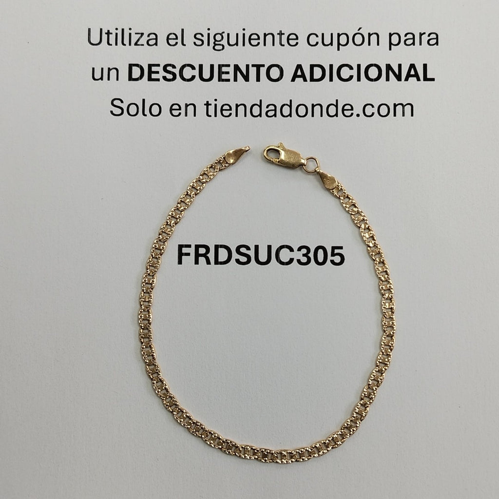 PULSERA ORO 14 K 3.6 GRMS (SEMINUEVO)