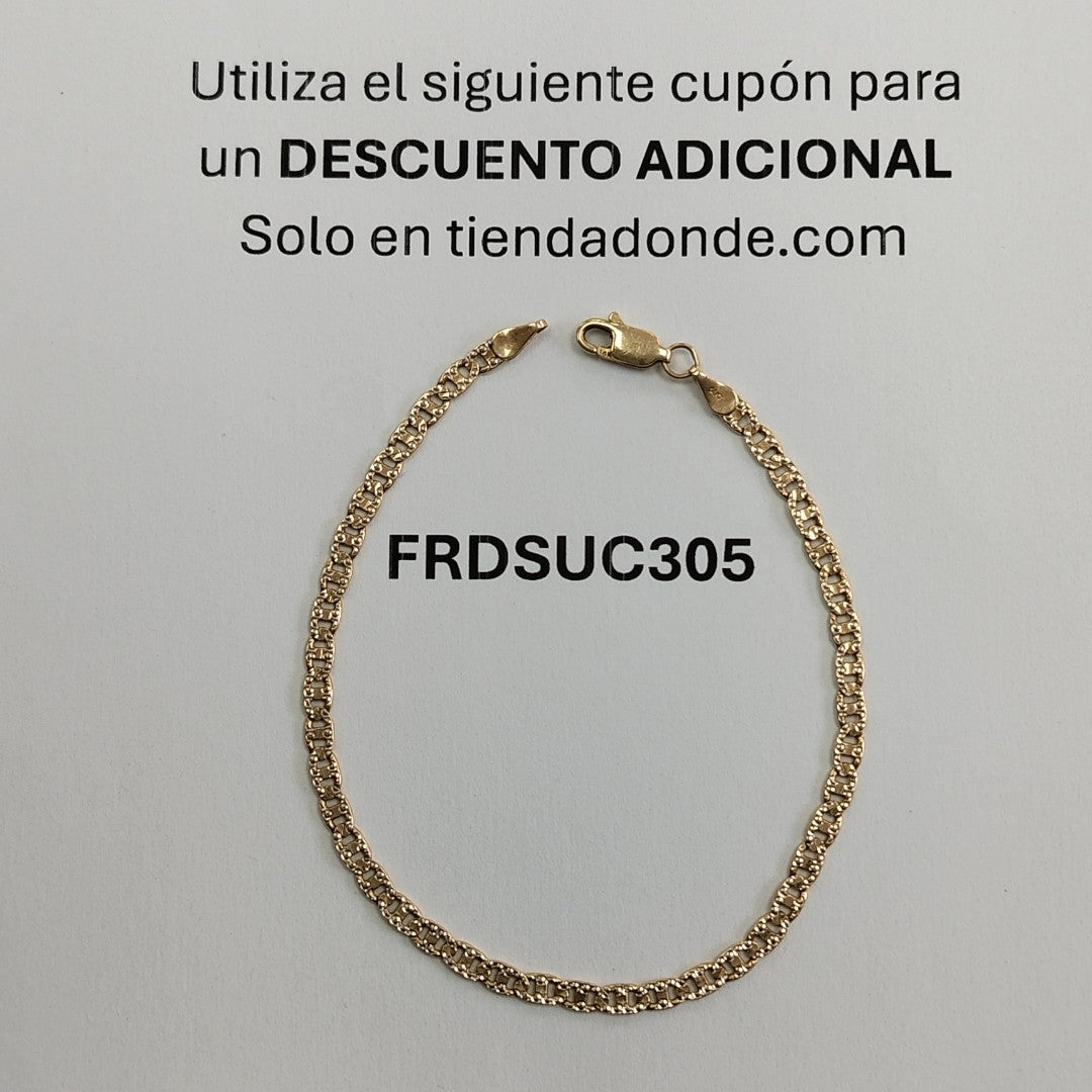 PULSERA ORO 14 K 3.6 GRMS (SEMINUEVO)