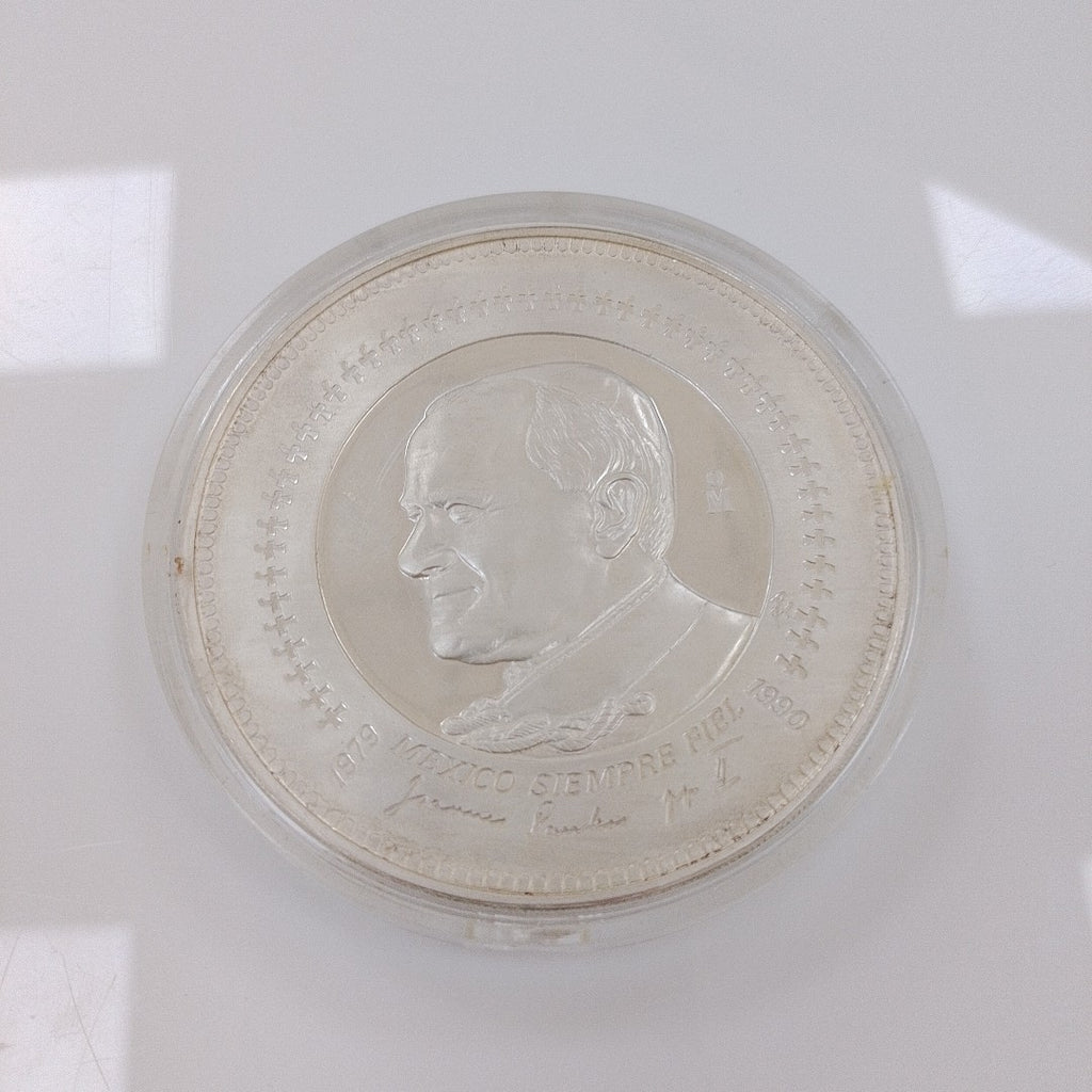 MEDALLA CONMEMORATIVA PLATA 155.7 GRMS (SEMINUEVO)