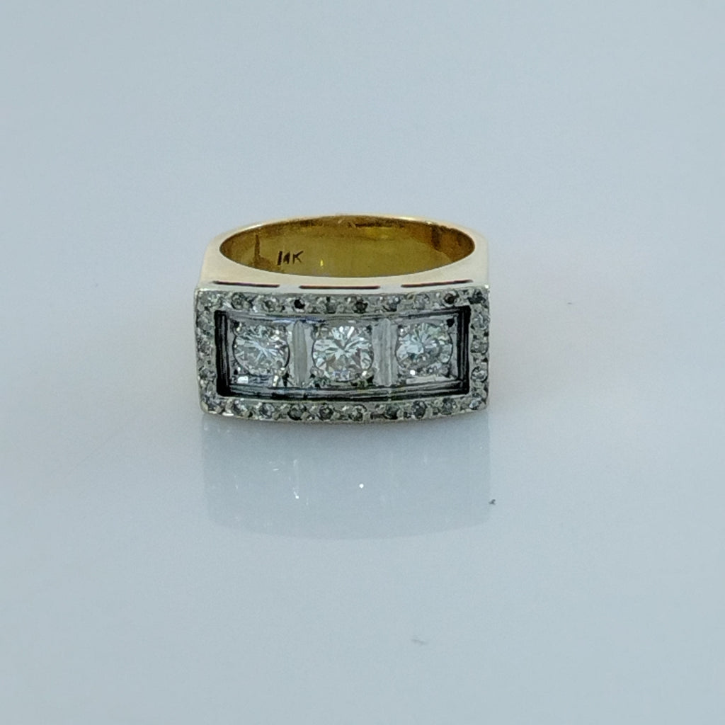 ANILLO ORO 14 K 14.7 GRMS (SEMINUEVO)