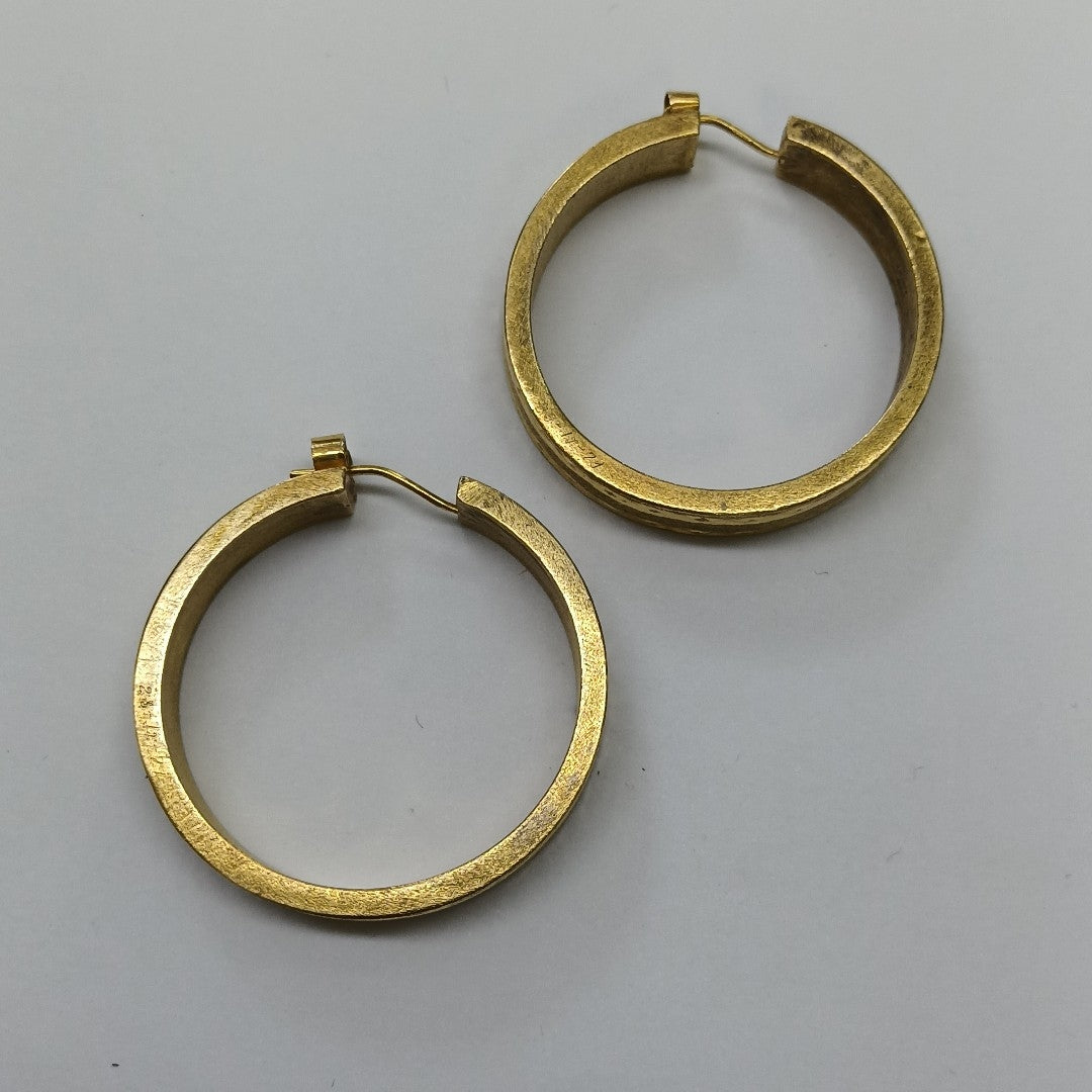 ARRACADAS PAR ORO 18 K 16.3 GRMS (SEMINUEVO)