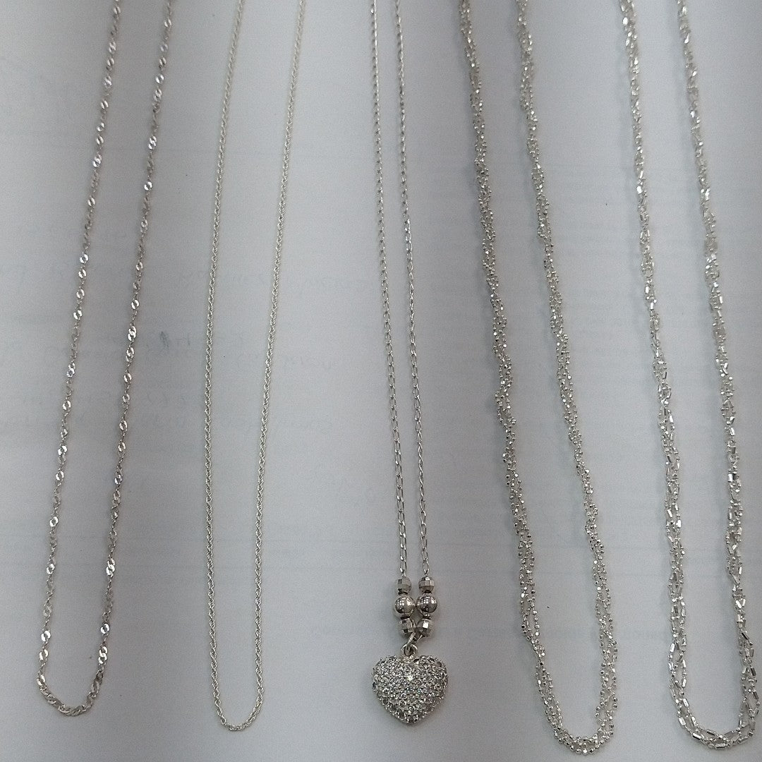 CADENA, DIJE PLATA 23.8 GRMS (SEMINUEVO)