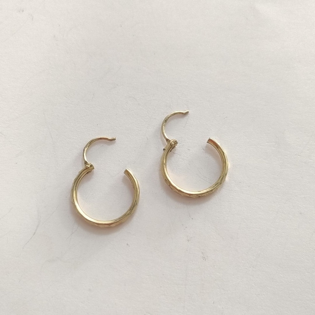 ARRACADAS PAR ORO 10 K 0.8 GRMS (SEMINUEVO)