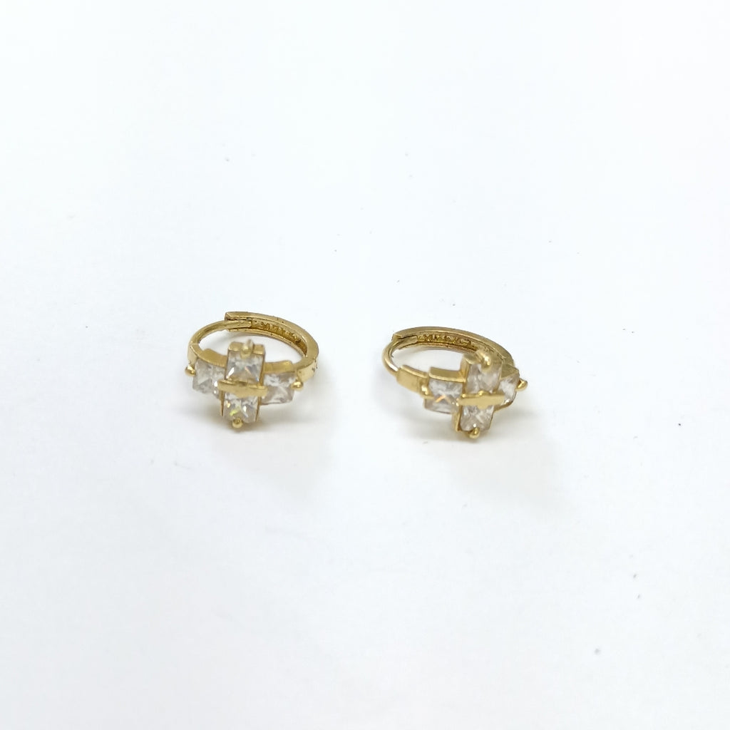ARETES PAR ORO 14 K 2.4 GRMS (SEMINUEVO)