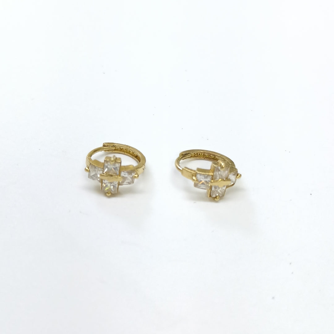 ARETES PAR ORO 14 K 2.4 GRMS (SEMINUEVO)