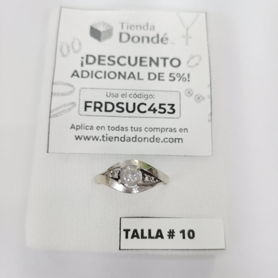 ANILLITO ORO, ORO BLANCO 10 K 2 GRMS (SEMINUEVO)