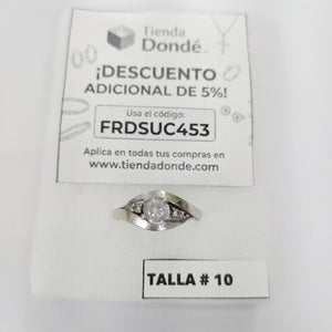 ANILLITO ORO, ORO BLANCO 10 K 2 GRMS (SEMINUEVO)