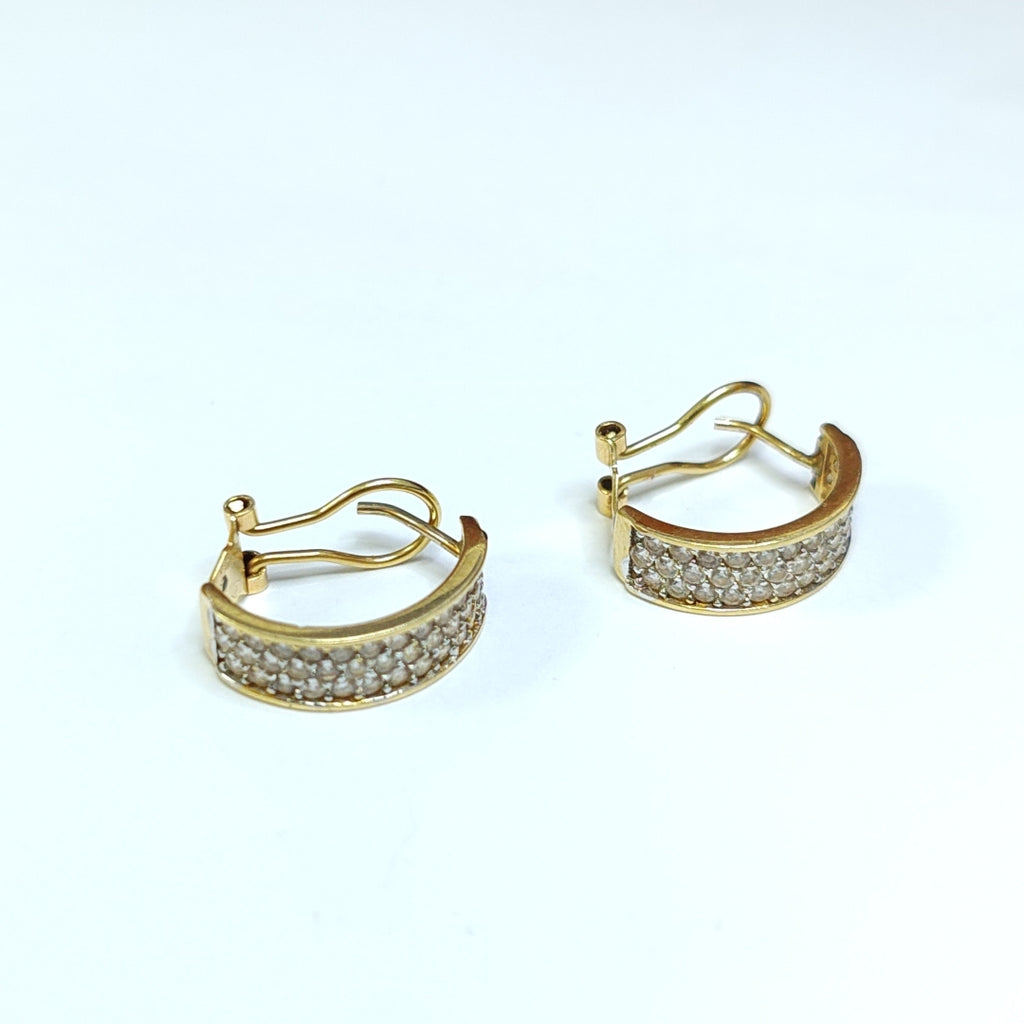 ARRACADAS PAR ORO 14 K 4,80 GRMS (SEMINUEVO)