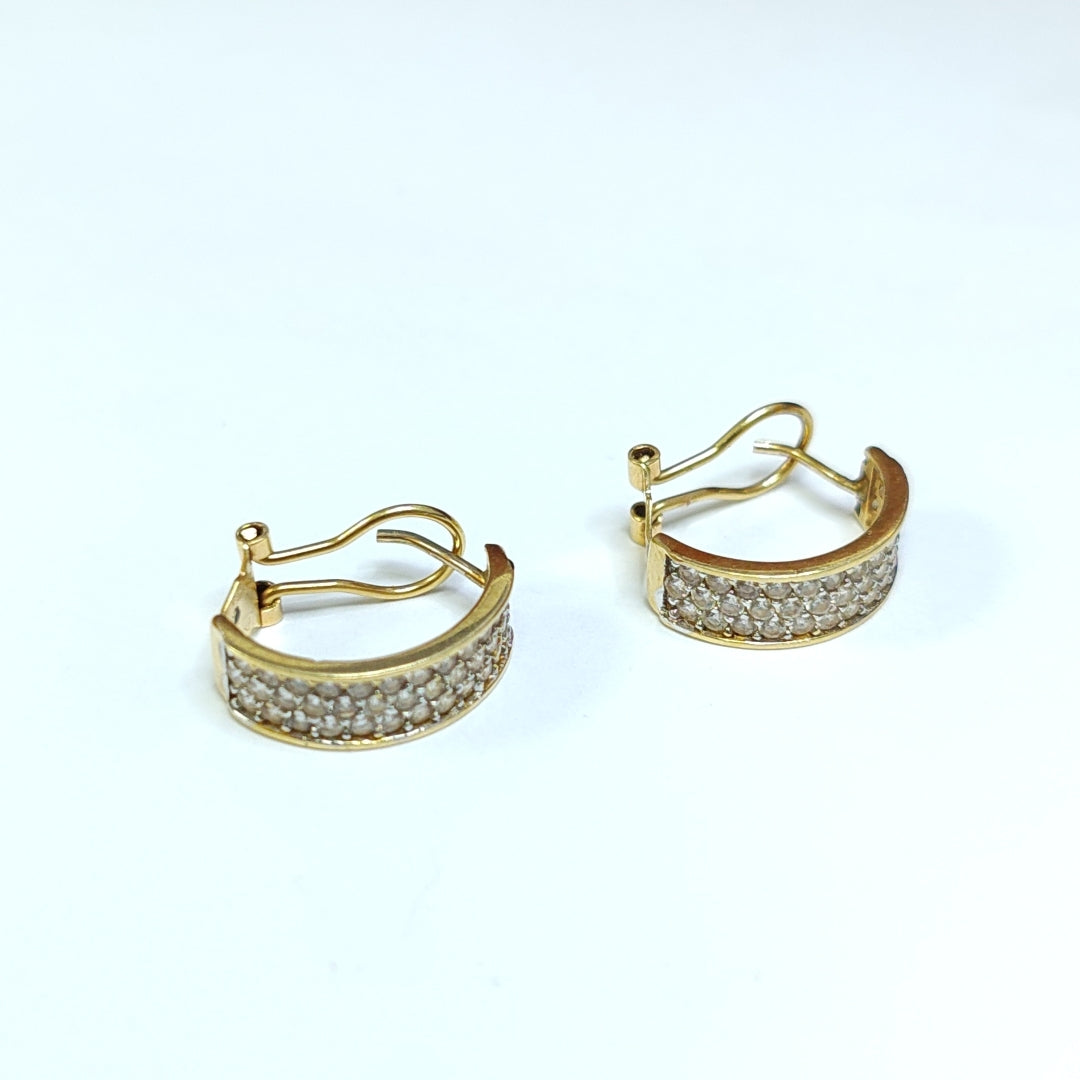 ARRACADAS PAR ORO 14 K 4,80 GRMS (SEMINUEVO)