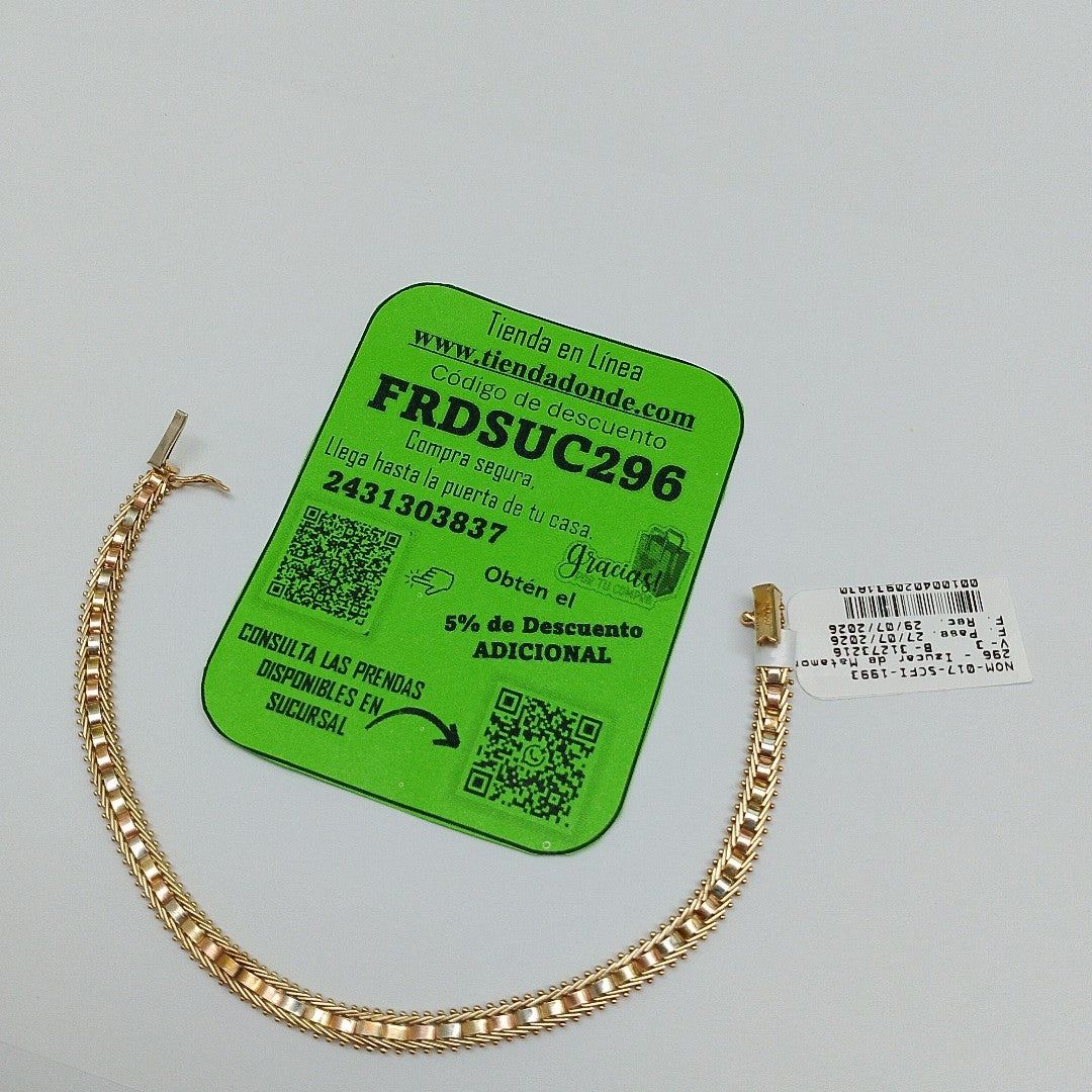 PULSERA ORO 14 K 7.8 GRMS (SEMINUEVO)