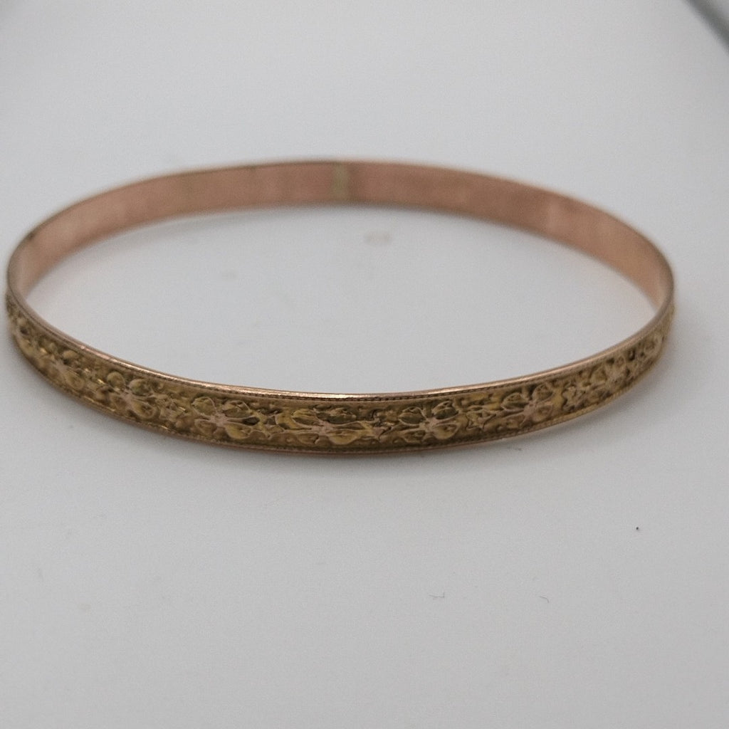 PULSERA RIGIDA ORO 10 K 10.2 GRMS (SEMINUEVO)