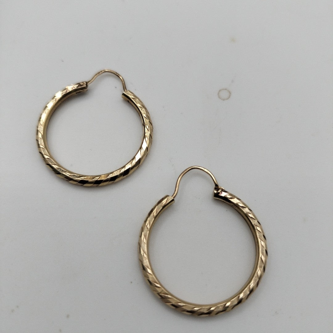 ARRACADAS PAR ORO 10 K 3.1 GRMS (SEMINUEVO)