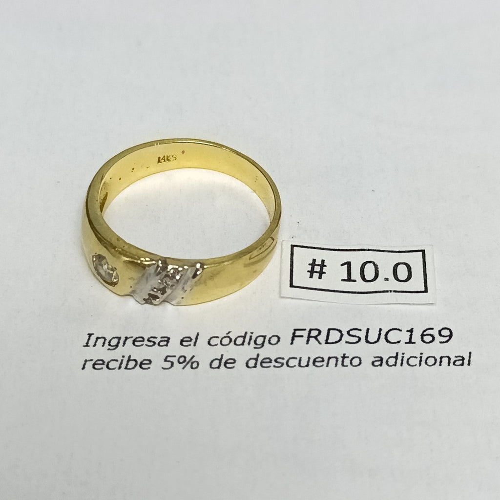 ANILLO ORO 14 K 5.1 GRMS (SEMINUEVO)
